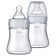 Load image into Gallery viewer, Chicco Duo Hybrid Baby Bottles with Invinci-Glass 5 oz
