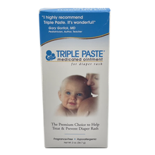 Load image into Gallery viewer, Triple Paste Medicated Ointment For Diaper Rash 2 oz