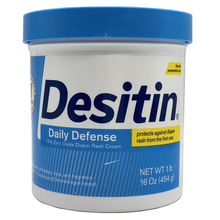 Load image into Gallery viewer, Desitin Daily Defense Zinc Oxide Diaper Rash Cream 16 oz