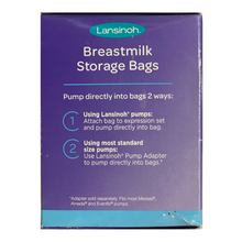 Load image into Gallery viewer, Lansinoh Breastmilk Storage Bags 6 oz - 100 ct