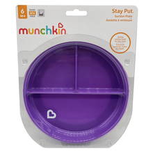 Load image into Gallery viewer, Munchkin Stay Put 6m+ Suction Plate - Purple