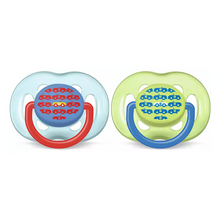 Load image into Gallery viewer, Philips Avent Free Flow Pacifiers 6 - 18m SCF172/22 - Green/Blue