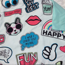 Load image into Gallery viewer, Justice Polyester Bed In A Bag Twin Size - Emoji Graffiti