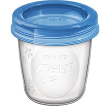 Load image into Gallery viewer, Philips Avent Breast Milk Storage Cups 6 oz SCF619/05 - 5 ct