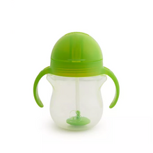 Load image into Gallery viewer, Munchkin Any Angle Click Lock Weighted Flexi Straw Cup 7 oz - Green