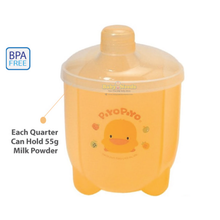 Load image into Gallery viewer, Piyo Piyo Large Four Case Milk Powder Dispenser 830238