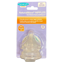 Load image into Gallery viewer, Lansinoh Natural Wave Nipples - Slow Flow