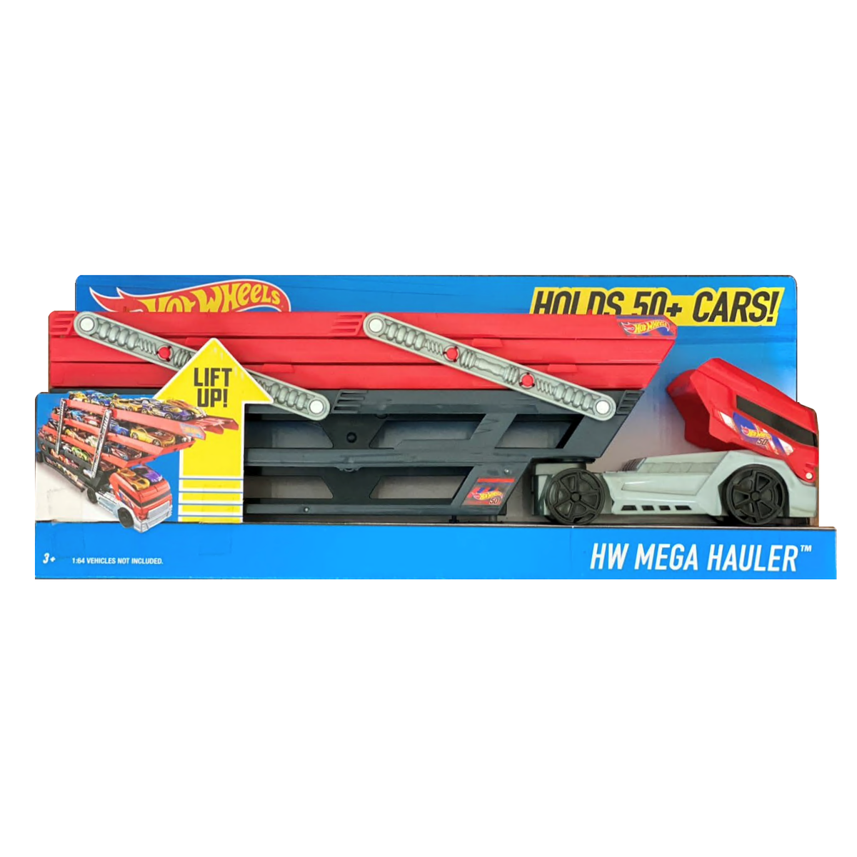 Hot Wheels HW Mega Hauler Holds 50 Cars Abytoys