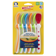 Load image into Gallery viewer, NUK Gerber 6 Rest Easy Spoons 6m+