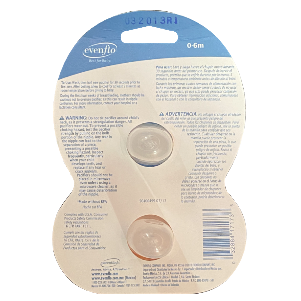 evenflo company inc piqua oh Evenflo Zoo Friends Silicone Pacifiers 0 - 6m 6480511