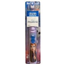 Load image into Gallery viewer, Oral B Pro Health Jr. Kids Disney Frozen Battery Powered Soft Toothbrush - Anna