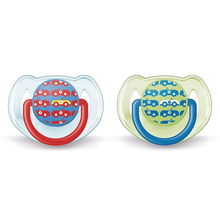 Load image into Gallery viewer, Philips Avent Free Flow Pacifiers 6 - 18m SCF172/22 - Green/Blue