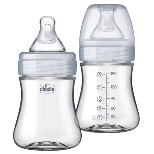 Chicco Duo Hybrid Baby Bottles with Invinci-Glass 5 oz