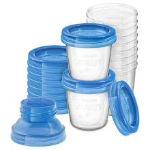 Load image into Gallery viewer, Philips Avent Breast Milk Storage Cups 6 oz - 10 ct