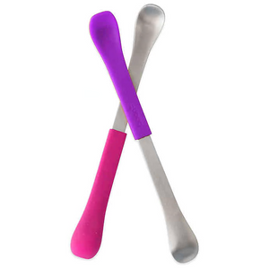 Boon Swap 2 in 1 Feeding Spoons - Pink/Purple