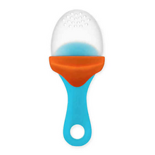 Load image into Gallery viewer, Boon Pulp Silicone Teething Feeder - Orange Blue