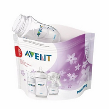 Load image into Gallery viewer, Philips Avent Microwave Sterilizing Bags SCF297/05 - 5 ct
