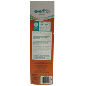 Evenflo Classic Micro Air Vents Baby Bottle 8 oz 1218111 - Orange