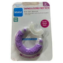 Load image into Gallery viewer, MAM Bite &amp; Brush Teether - Purple