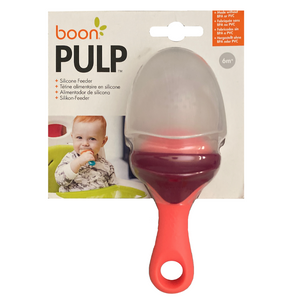 Boon Pulp Silicone Teething Feeder - Pink