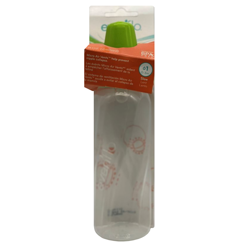 evenflo nipple collapse Evenflo Classic Micro Air Vents Baby Bottle 8 oz 1218111