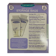 Load image into Gallery viewer, Lansinoh Breastmilk Storage Bags 6 oz - 25 ct