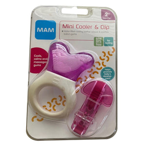 MAM Mini Cooler Teether with Clip - Girl