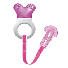 Load image into Gallery viewer, MAM Mini Cooler Teether with Clip - Girl