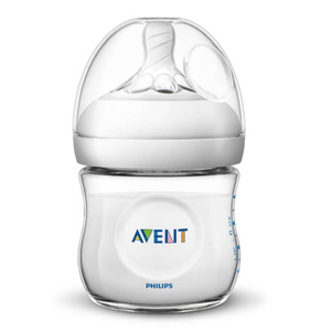 Philips Avent Natural Baby Bottle 4 oz SCF010/17 - Clear