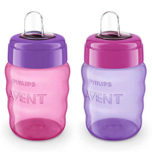 Philips Avent My Easy Spout Cups 9 oz SCF553/23 - Girl Colors