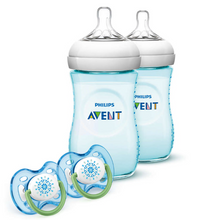 Load image into Gallery viewer, Philips Avent Natural Baby Bottles Gift Set SCD693/24 - Teal