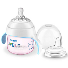 Load image into Gallery viewer, Philips Avent My Natural Trainer Sippy Cup 5 oz SCF262/02 - Pink