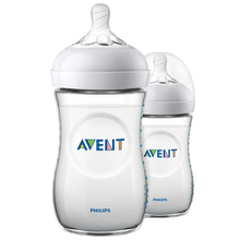 Load image into Gallery viewer, Philips Avent Natural Baby Bottles 9 oz SCF013/27 - Clear