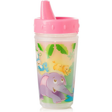 Load image into Gallery viewer, Evenflo Zoo Friends Insulated Sippy Cup 9m+ 10 oz 6429912 - Pink