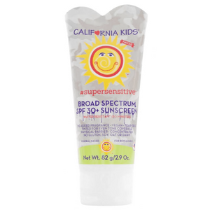 California Kids Super Sensitive Sunscreen Spf 30+ 2.9 oz - Tinted