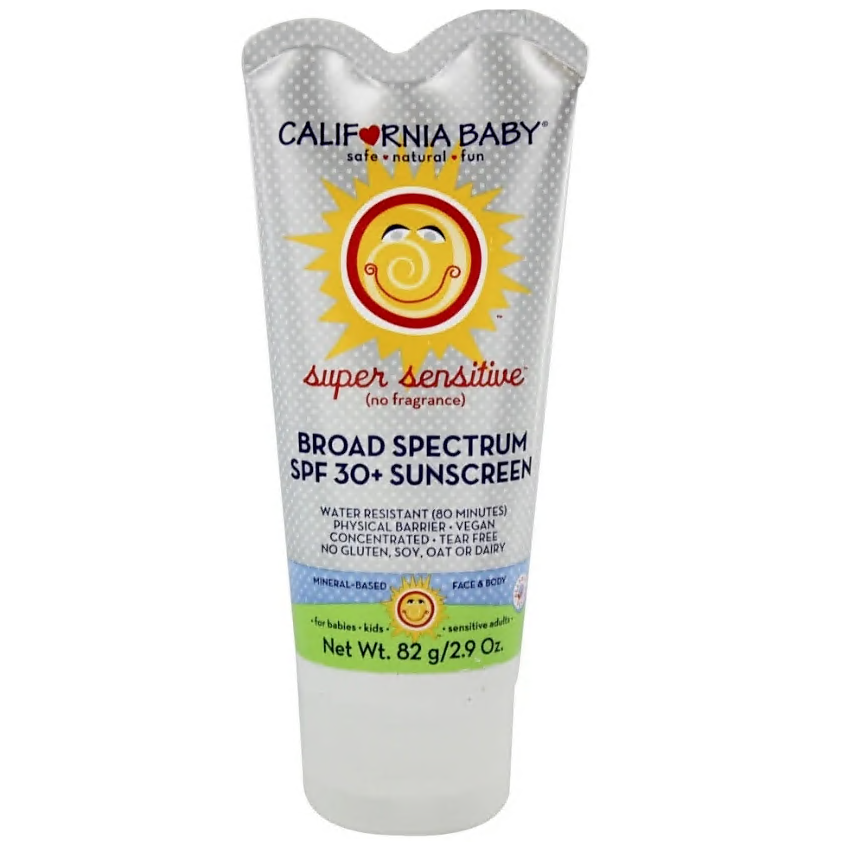 California Baby Super Sensitive Sunscreen Spf 30+ 2.9 oz