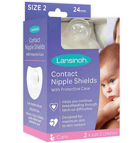 Lansinoh Contact Nipple Shields - 24 mm