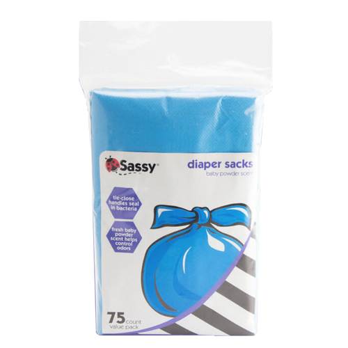 Sassy Diaper Sacks - 75 ct