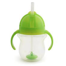 Load image into Gallery viewer, Munchkin Any Angle Click Lock Weighted Flexi Straw Cup 7 oz - Green