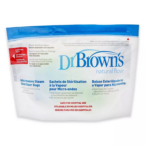 Dr. Browns Microwave Steam Sterilizer Bags - 5 ct