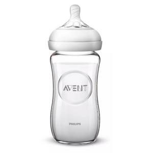 Philips Avent Natural Glass Baby Bottle 8 oz SCF703/17