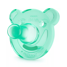 Load image into Gallery viewer, Philips Avent Soothie Pacifiers Bear Shape 0 - 3m SCF194/01 - Green/Blue