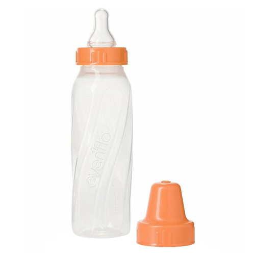 Evenflo Classic Micro Air Vents Baby Bottle 8 oz 1218111 - Orange