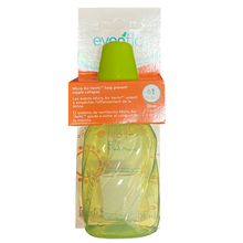 Load image into Gallery viewer, Evenflo Classic Micro Air Vents Baby Bottle 4 oz 1113311 - Green