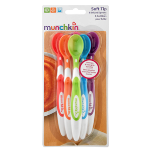 Munchkin Soft Tip Infant Spoons - 6 ct