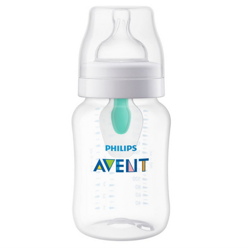 Philips Avent Anti Colic Baby Bottle With Air Free Vent 9 oz SCF403/14 - Clear