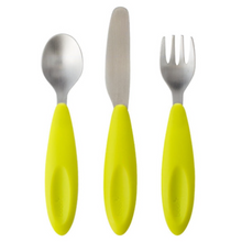 Load image into Gallery viewer, Boon Flatware Transitional Toddler Utensils 18m+ - Green