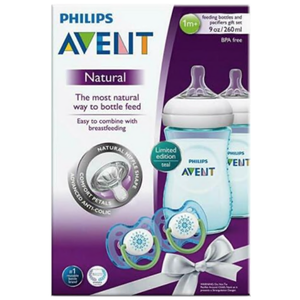 Philips Avent Natural Baby Bottles Gift Set SCD693/24 - Teal