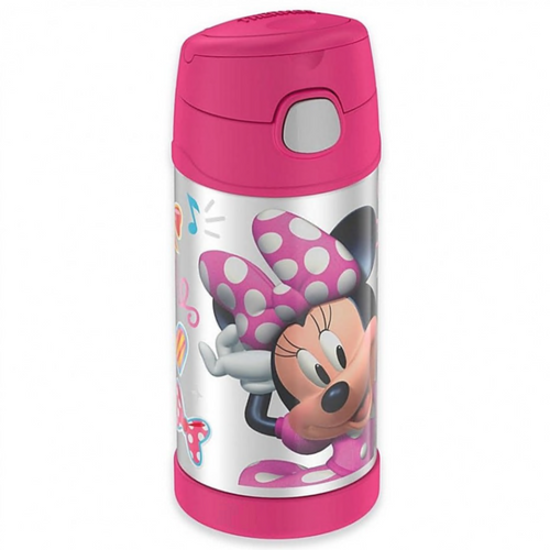 Thermos Funtainer Minnie Mouse Beverage Bottle 12 oz - Pink