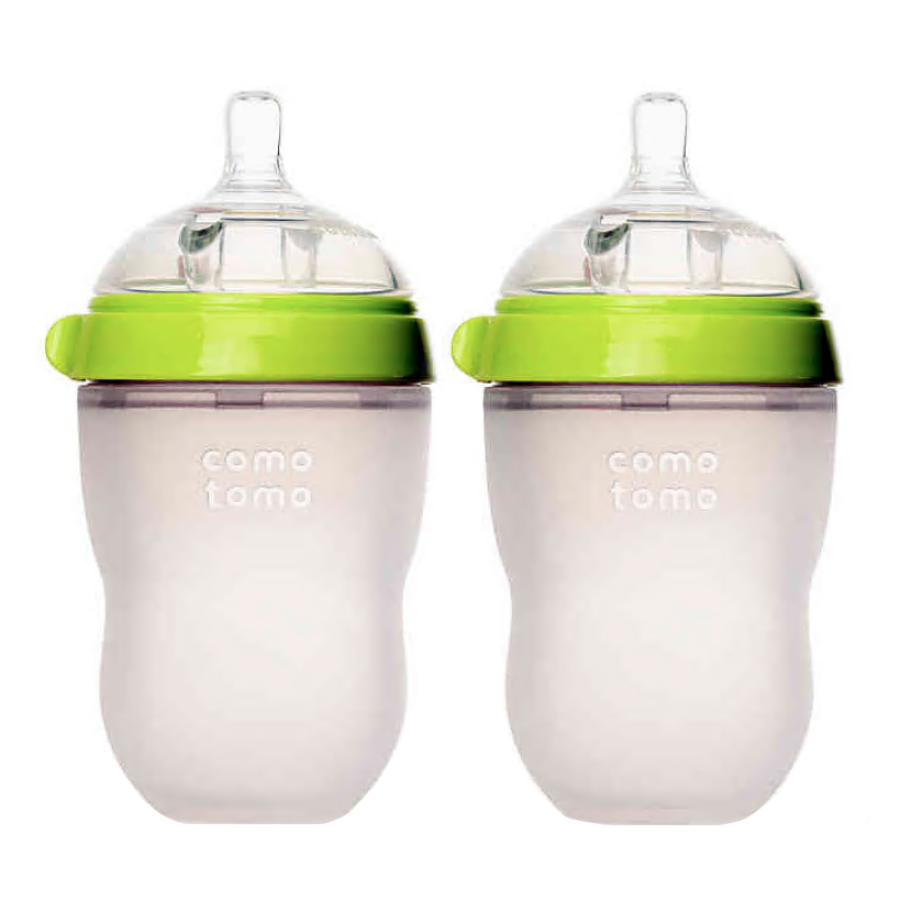 Comotomo Baby Bottles Set 8 oz - Green